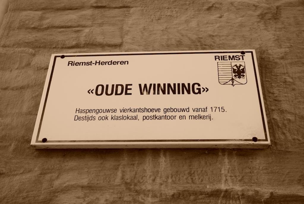 B&B De Oude Winning Riemst Kültér fotó